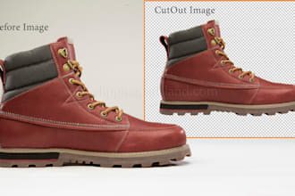do clipping path or cutout by photoshop manually