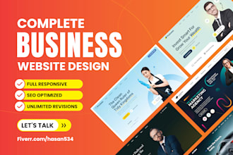 do wordpress website design for business website design