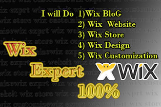 do wix website wix store wix design wix blog wix customize