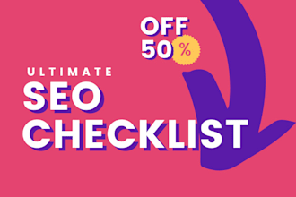 provide 105 points SEO checklist