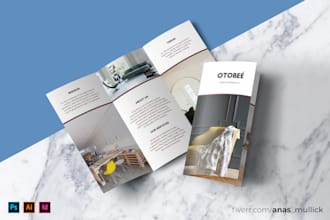 design brochure and menu
