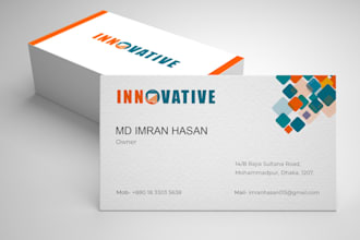 create modern business card design