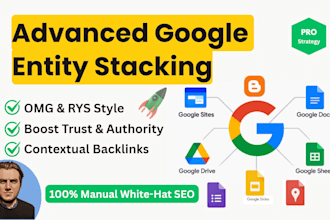 build an advanced google entity stack for SEO authority