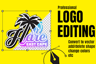 do edits to your logo urgently and fast