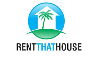 design heart touching home and garden logo in illustrator