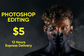 do adobe photoshop editing, retouching , add, remove object