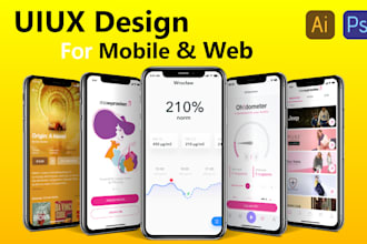 be your uiux designer for mobile and web