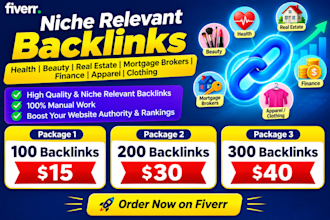 do niche relevant backlinks for your website