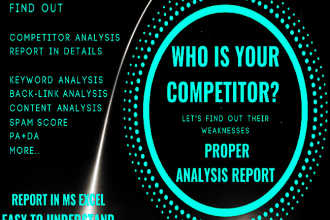 provide you a detailed competitor analysis report