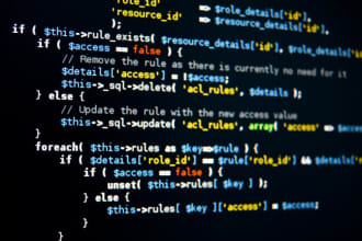 fix any php, html and mysql bugs