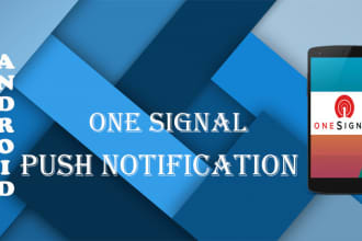 implement one signal push notification in your app within an hour