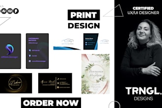 design a business card, invitation, flyer or poster