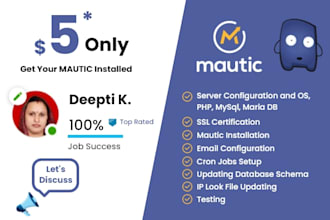 install and configure your mautic