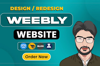 design professional weebly website, blog or online store