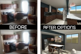 create a new interior design for your spaces