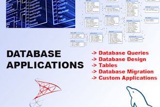 design and develop database applications