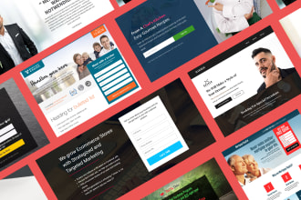 create a wordpress landing page with elementor or divi