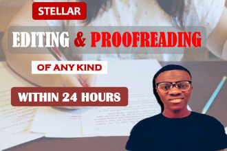 exquisitely proofread and edit your manuscript in 24 hours