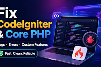 fix codeigniter PHP bugs and build features