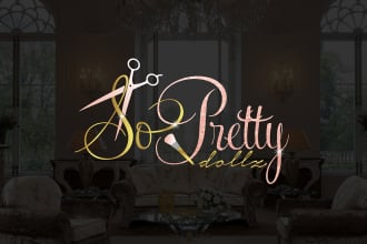 design a luxurious feminine logo or feminine business card