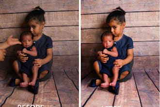 retouch and edit images