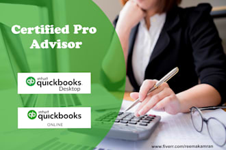 setup, clean up and bookkeeping in quickbooks