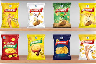 produce packaging and digital creatives designs