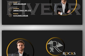 design chic unique logo, ads and business cards
