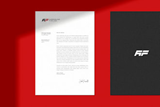 design your business card and letterhead