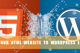 psd or html to wordpress