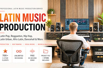 produce professional reggaeton and latin pop music