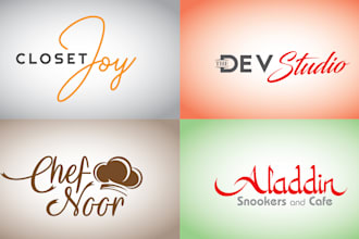 design a signature type logo