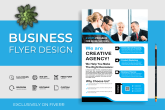 design a creative corporate flyer, brochure or leaflet