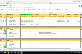 build or update any spreadsheet in excel or google