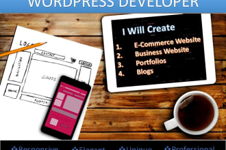 customize the wordpress site, install themes and plugin
