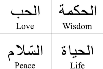 make a arabic lessons to learn basics of arabic
