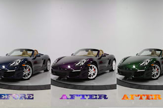 change color, correction color of any photos