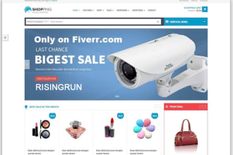 built online store with woocommerce and wordpress