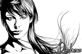 make beautifull line art vector from your photos