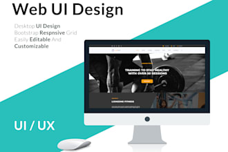 design professional web ui with great user experience within 24 hour