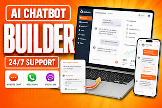 build ai chatbot, ai agent saas web app for your business