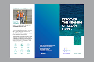 design trifold, bifold brochure or poster design quickly