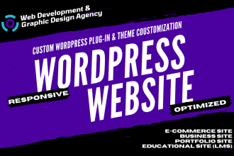 design and develop ideal wordpress website with SEO for you
