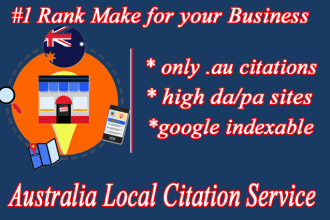 do australia local citation on au domains sites