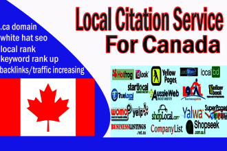 do top local SEO citations, map citations for canada