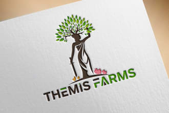 design a beautiful natural minimalist custom logo