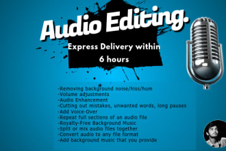 edit and fix your audio or video sound