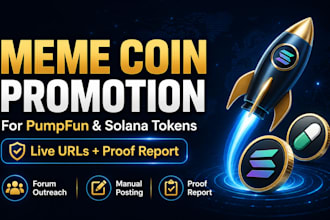 promote your meme coin, pumpfun, or solana token