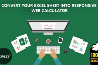 convert your excel sheet to web calculator
