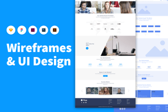 design wireframes for your app and website mockups